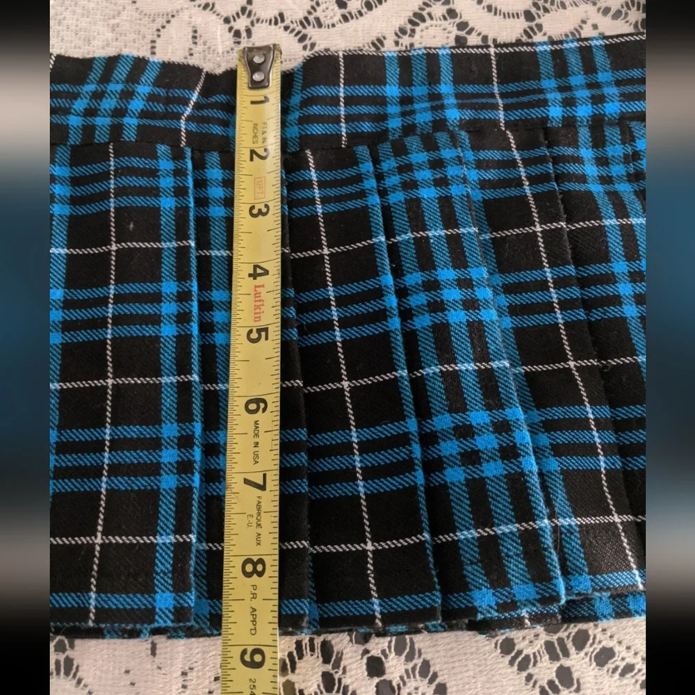 Vintage Rare Retro Preppy Mini School Girl Skirt Costume Cosplay - Picture 7 of 7